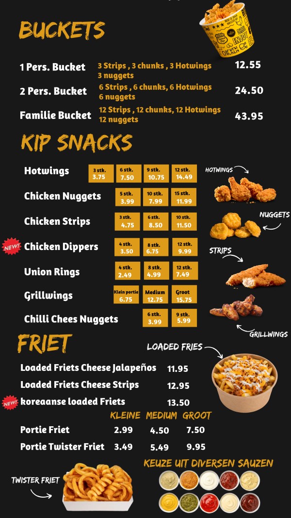 Zwaanse Burger - buckets